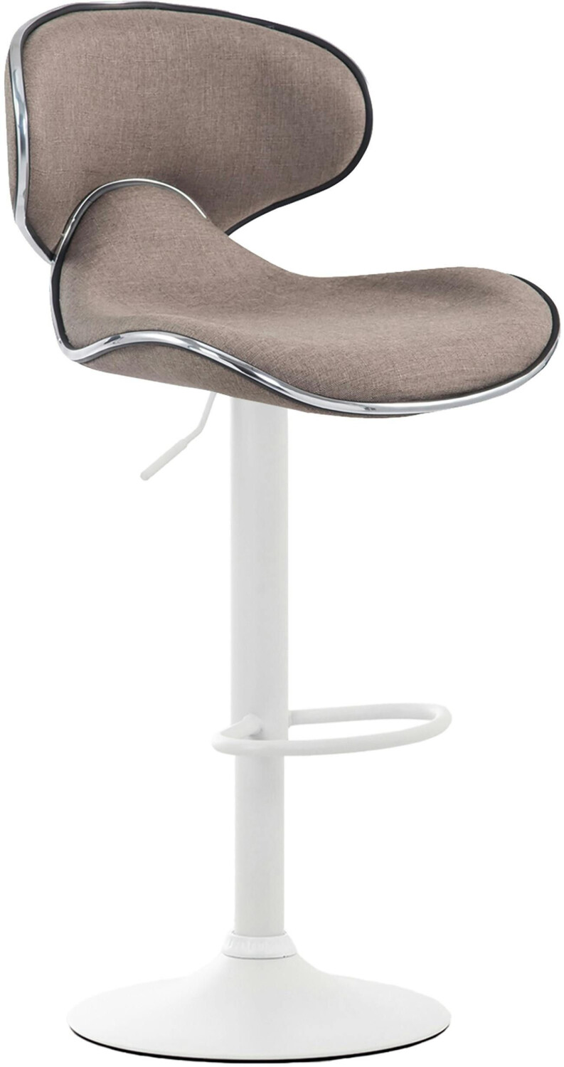 CLP Bar stool Las Vegas V2 fabric white taupe (315473)