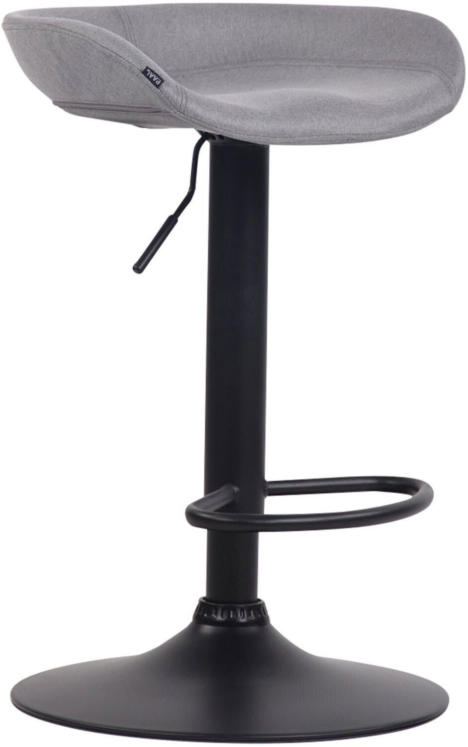 CLP Bar stool Anaheim fabric black gray (316550)