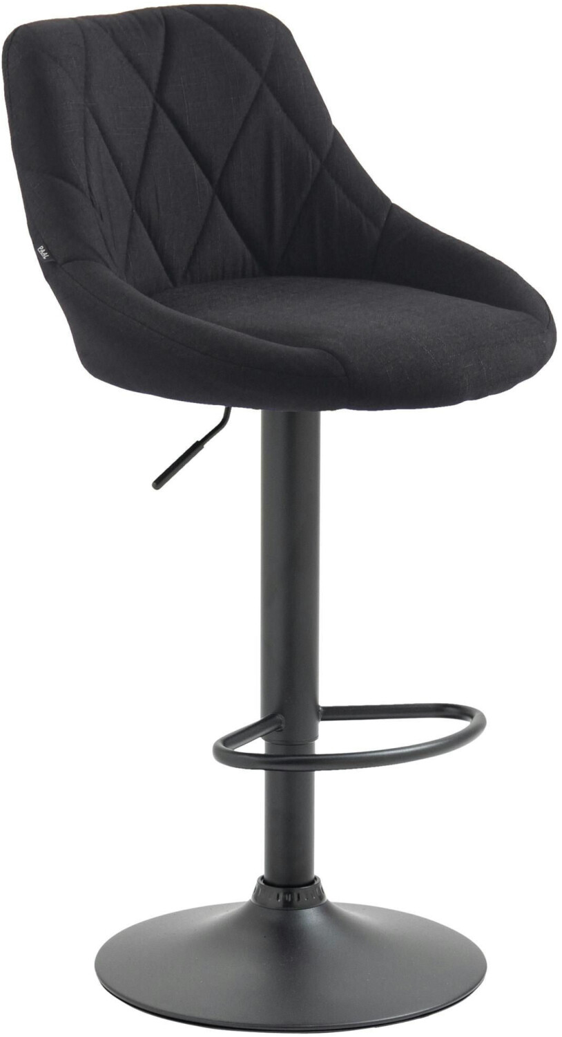 CLP Bar stool Lazio fabric black black (321780)