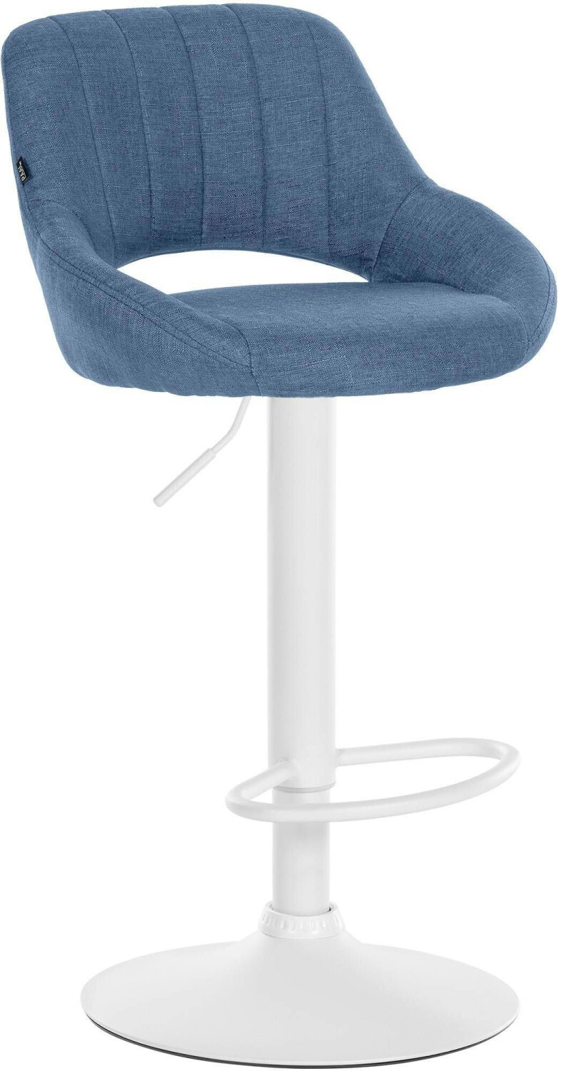 CLP Bar stool Milet fabric white blue (321274)