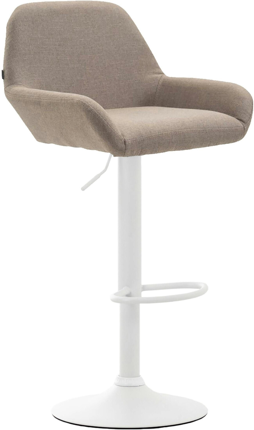 CLP Bar stool Braga fabric white taupe (314521)