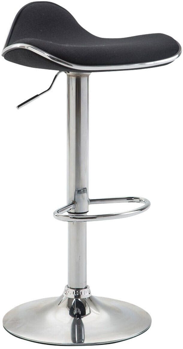 CLP Bar stool Shanghai fabric chrome black (102034001)