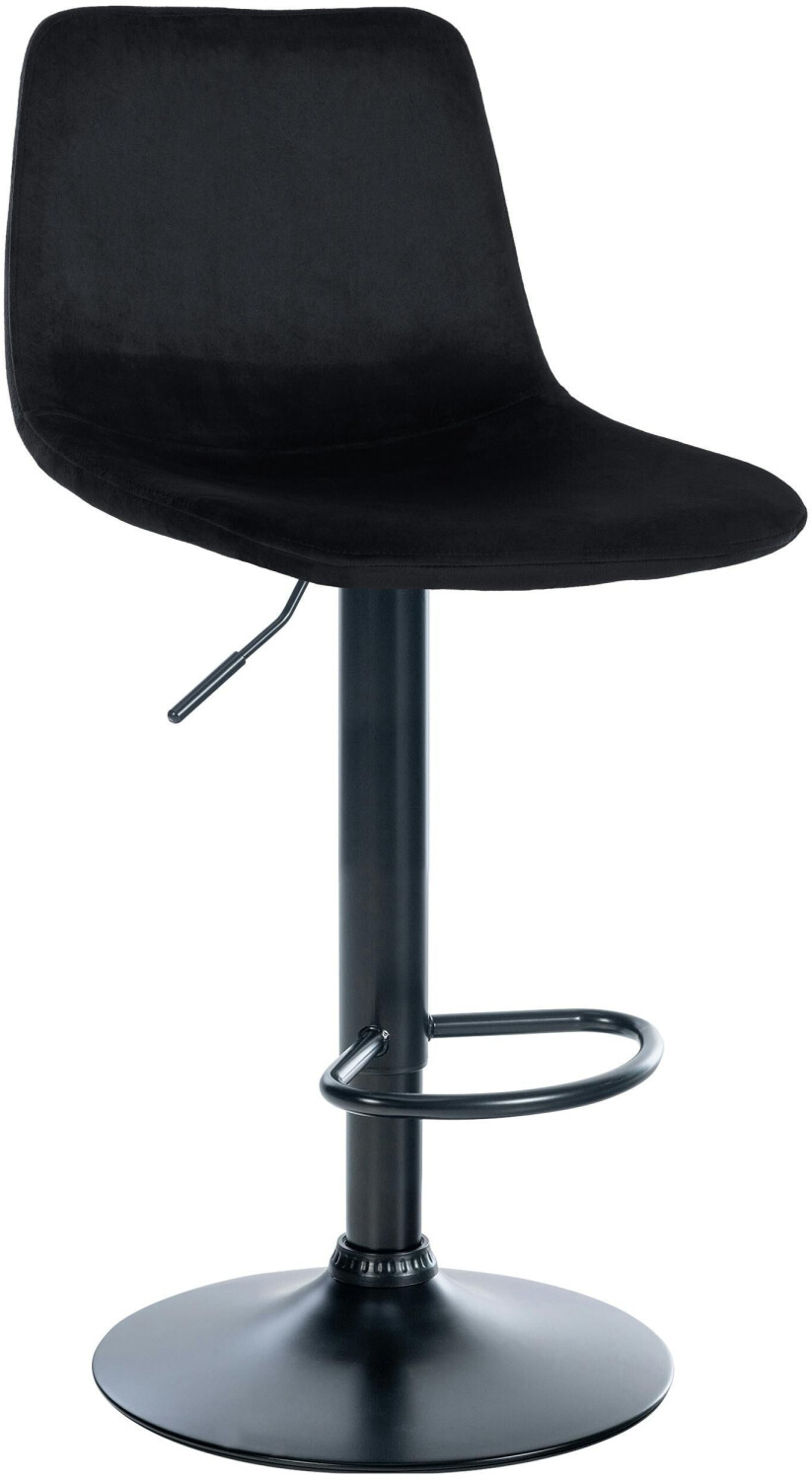 CLP Bar stool Divo velvet black black (321700)