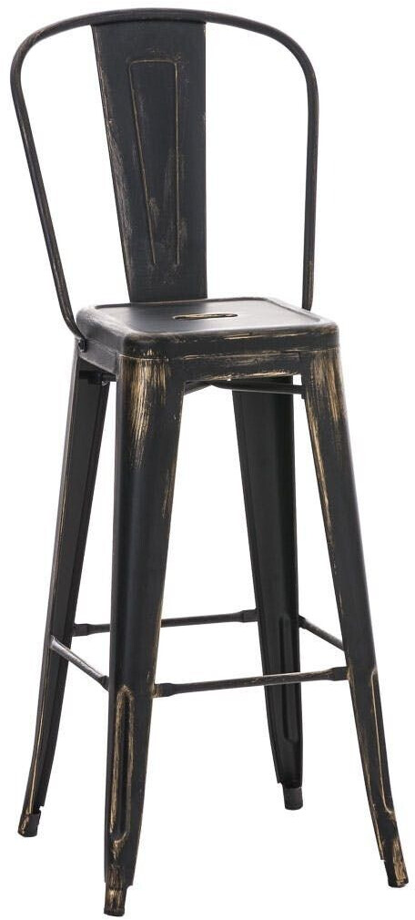CLP Bar stool Aiden antique black-gold (10481367)