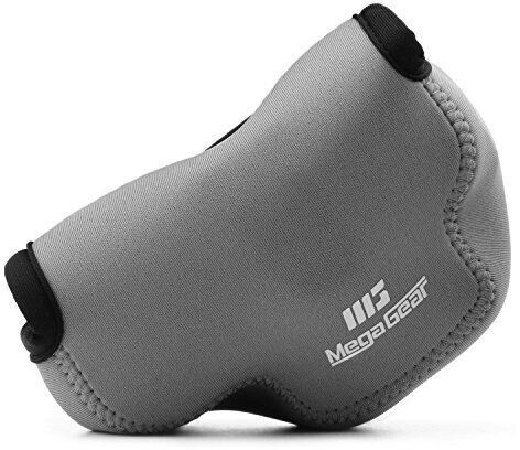 MegaGear MG1357 Olympus OM-D E-M10 Mark III E-M10 Mark II (14-42mm EZ Lens) Ultra Light Neoprene Camera Case - Gray