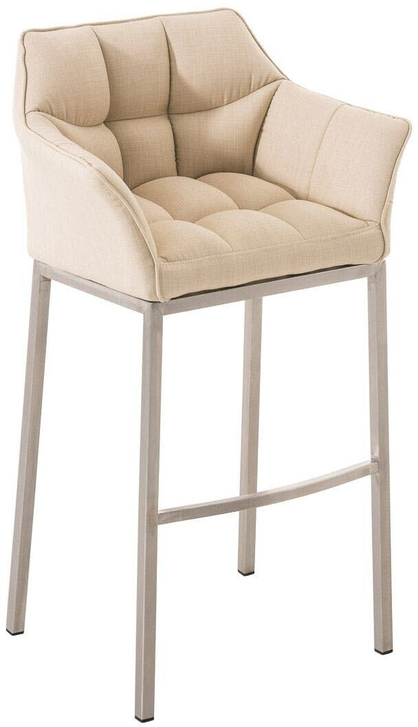 CLP Bar stool Damaso E fabric with 4-foot frame cream (101160404)