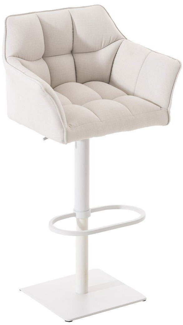CLP Bar stool Damaso W fabric white (101678402)