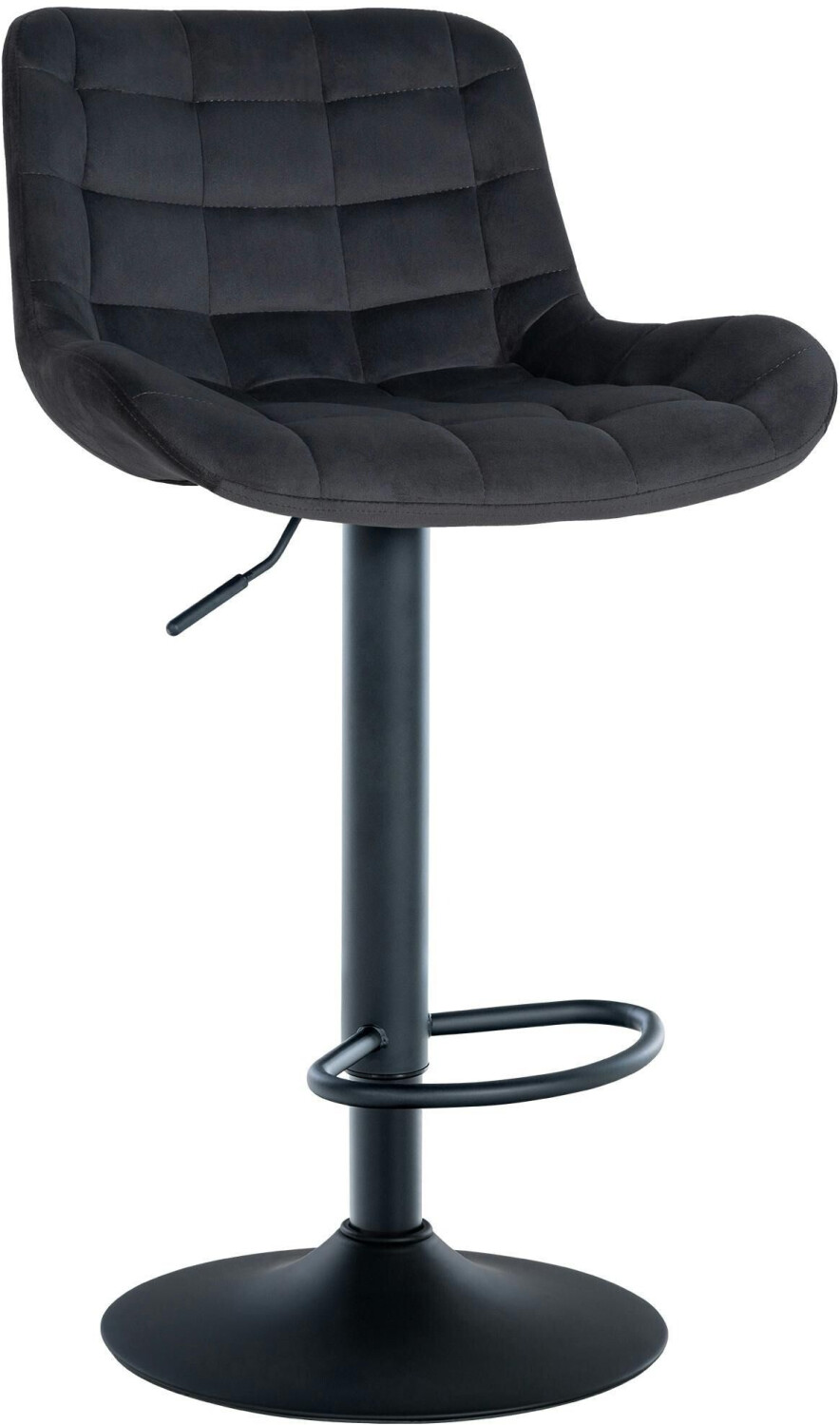 CLP Bar stool Tover velvet black (321048)