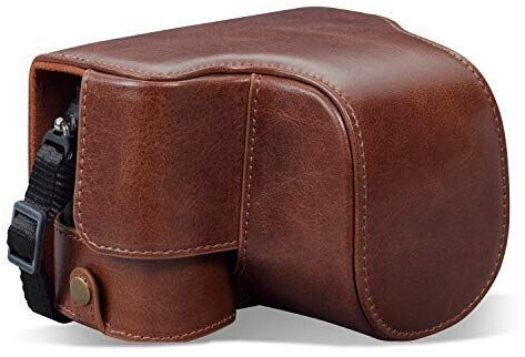 MegaGear MG1953 Ever Ready Genuine Leather Camera Case compatible with Sony Alpha 7C - Brown