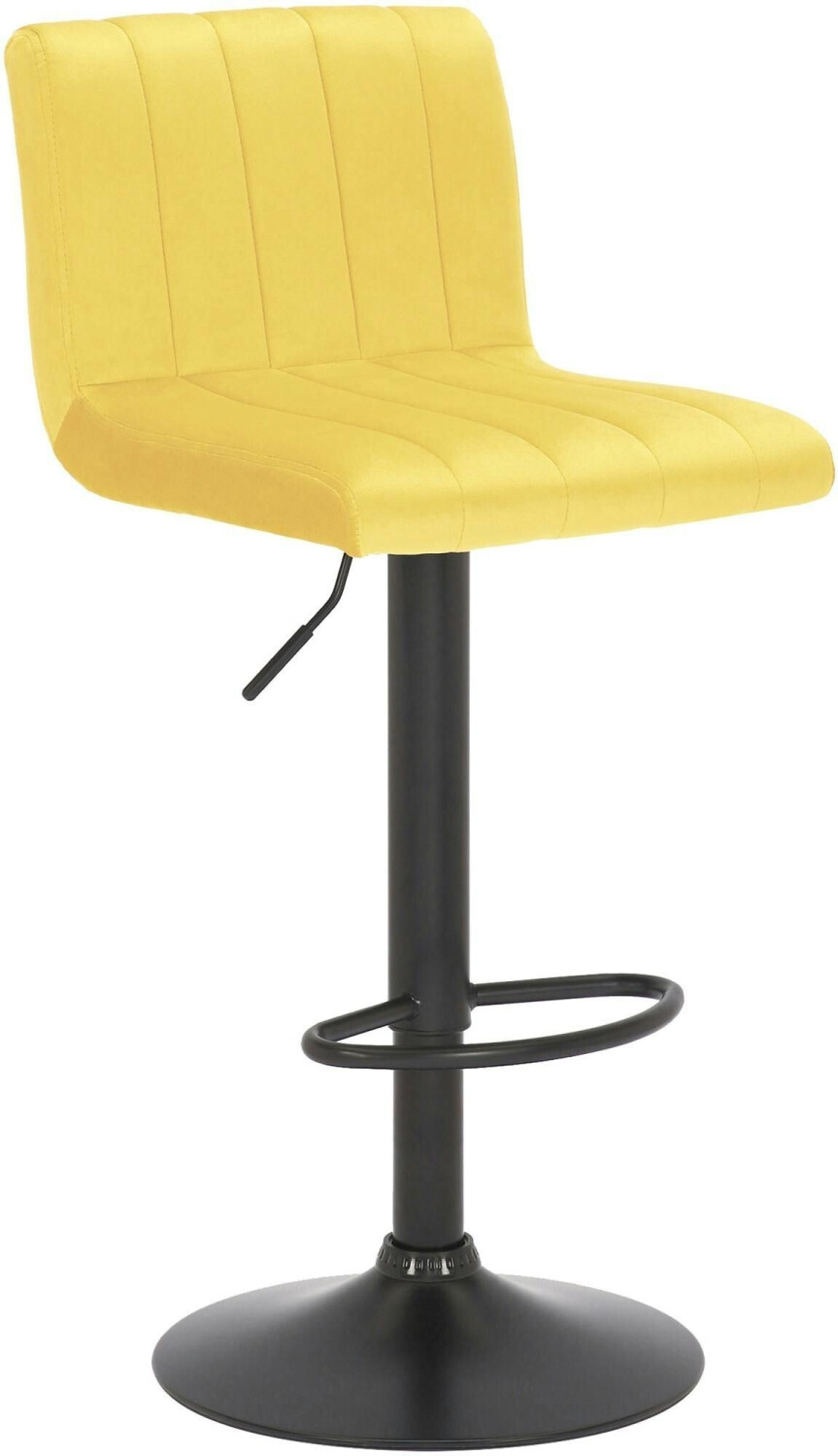 CLP Bar stool Jamie velvet yellow (319635)