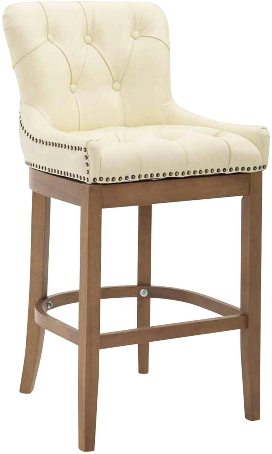 CLP Bar stool Lakewood genuine leather antique light cream (102781804)