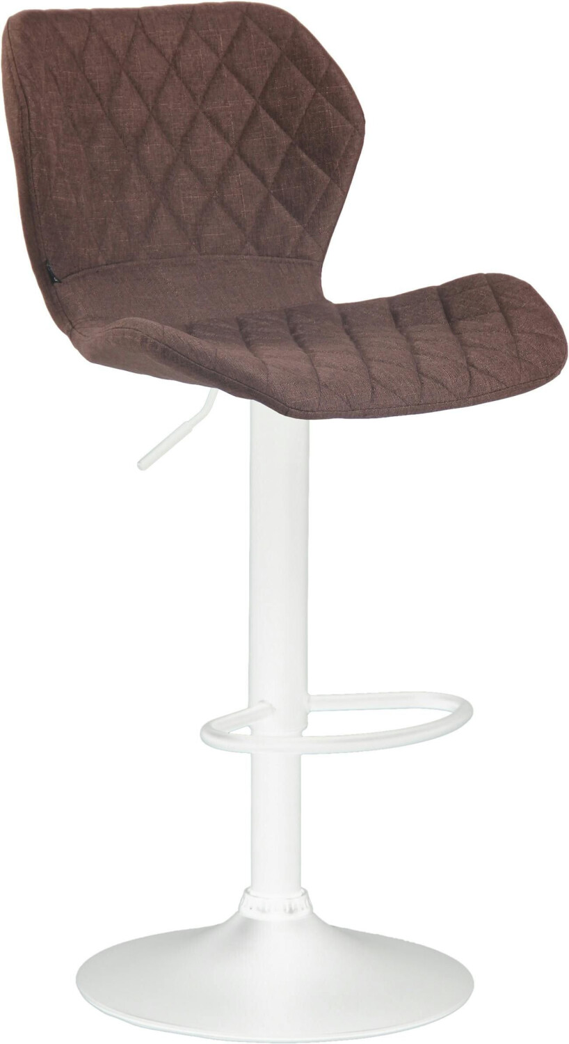 CLP Bar stool cork fabric white brown (313212)