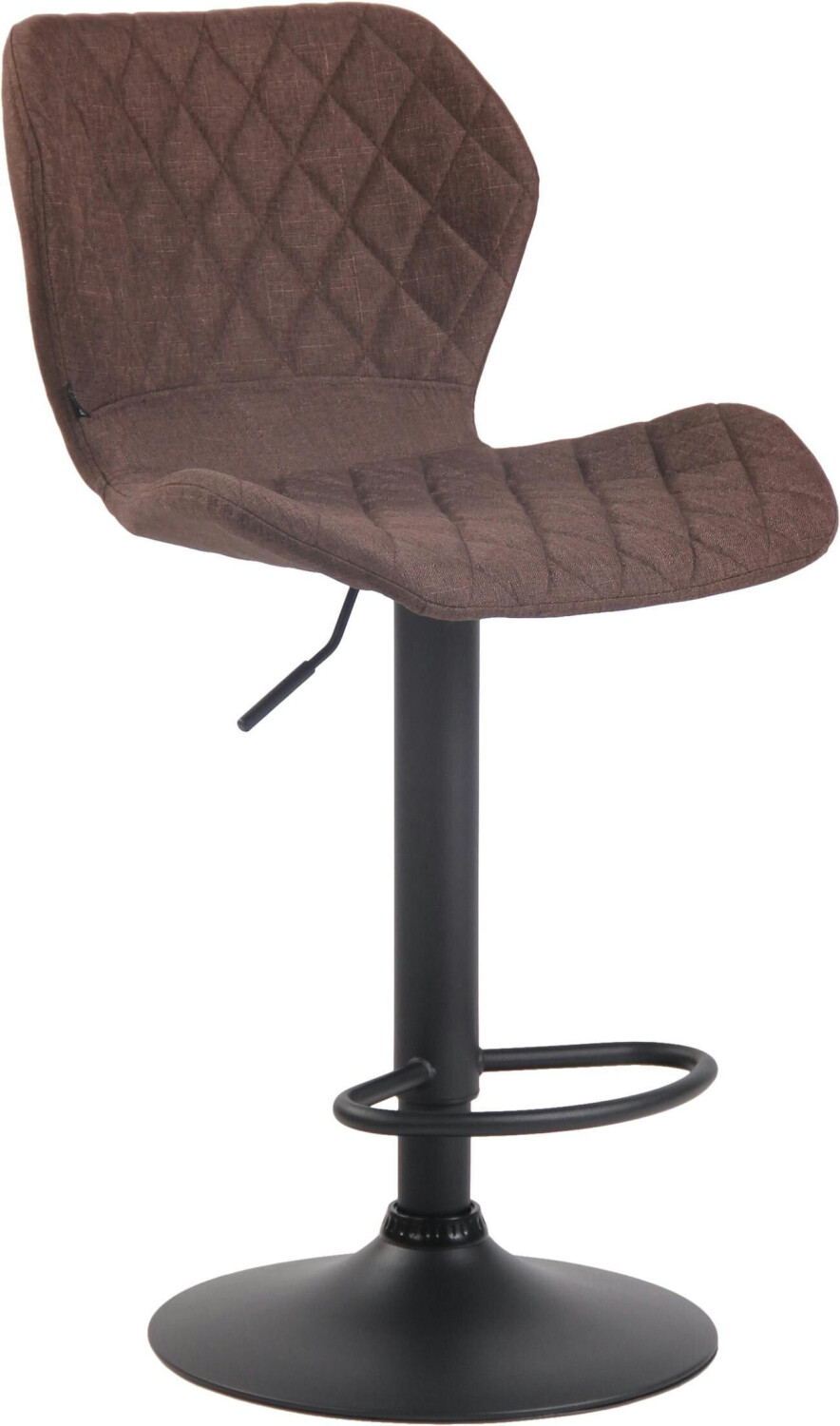 CLP Bar stool cork fabric black brown (313228)