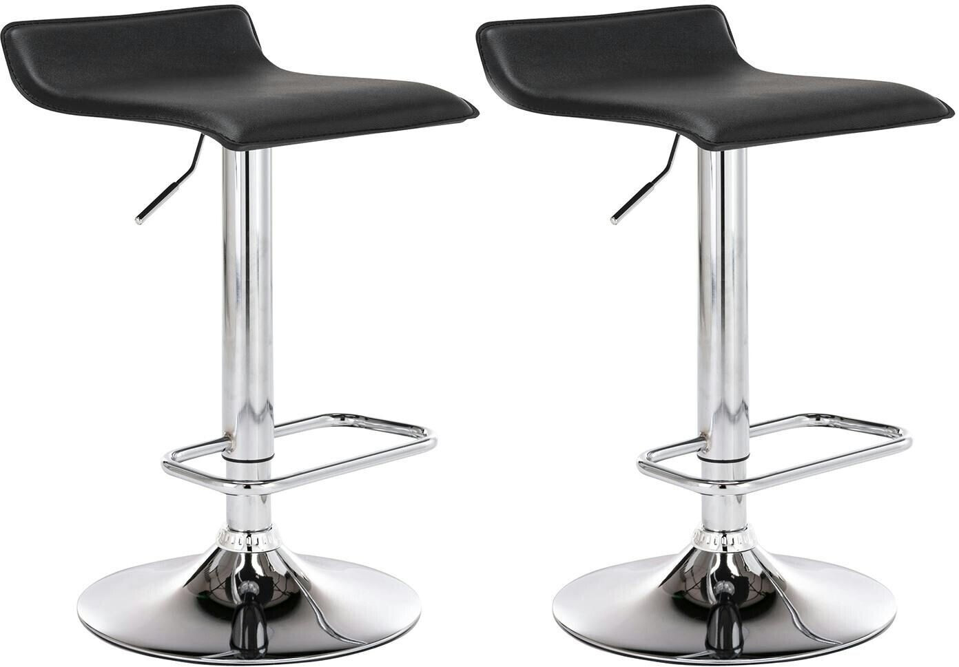 CLP Set of 2 bar stools Dyn black (304959)