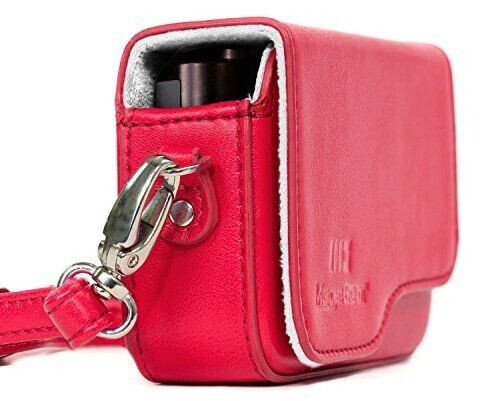 MegaGear MG1266 Leather Camera Case with Strap for Leica C Type 112 - Red