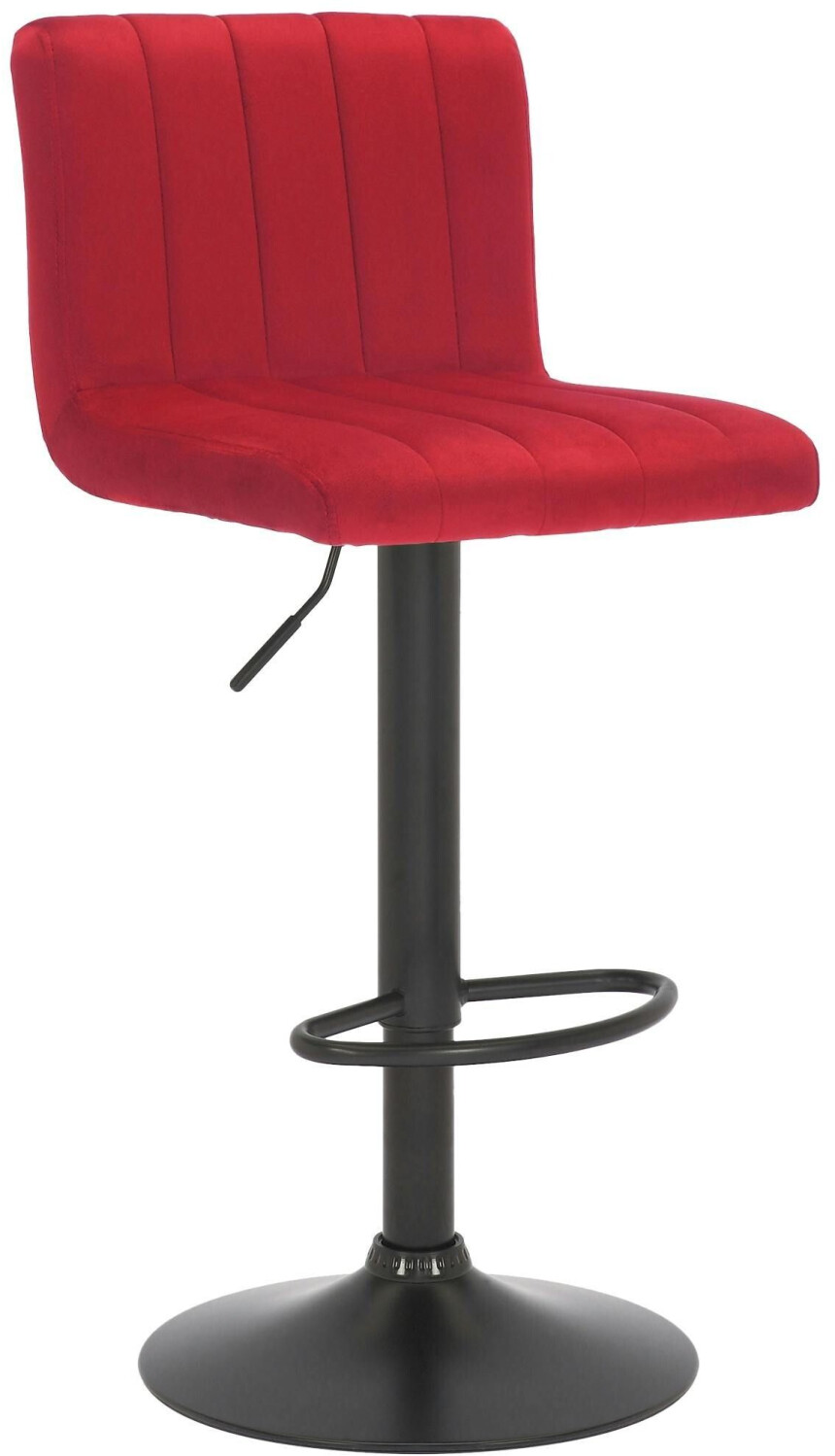 CLP Bar stool Jamie velvet red (319632)