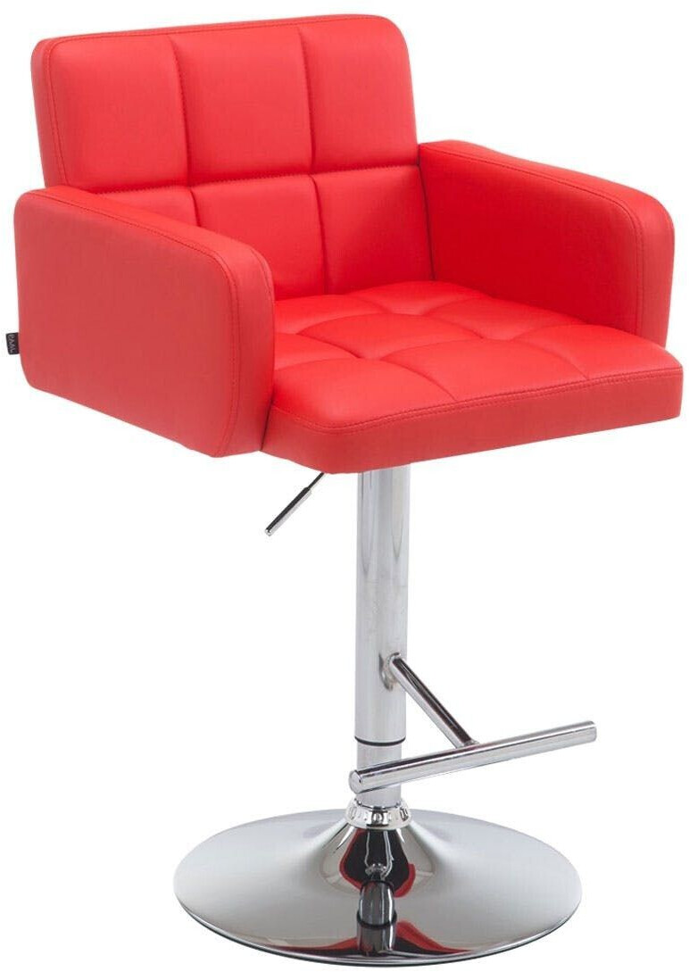 CLP Bar stool Los Angeles artificial leather red (1010505)