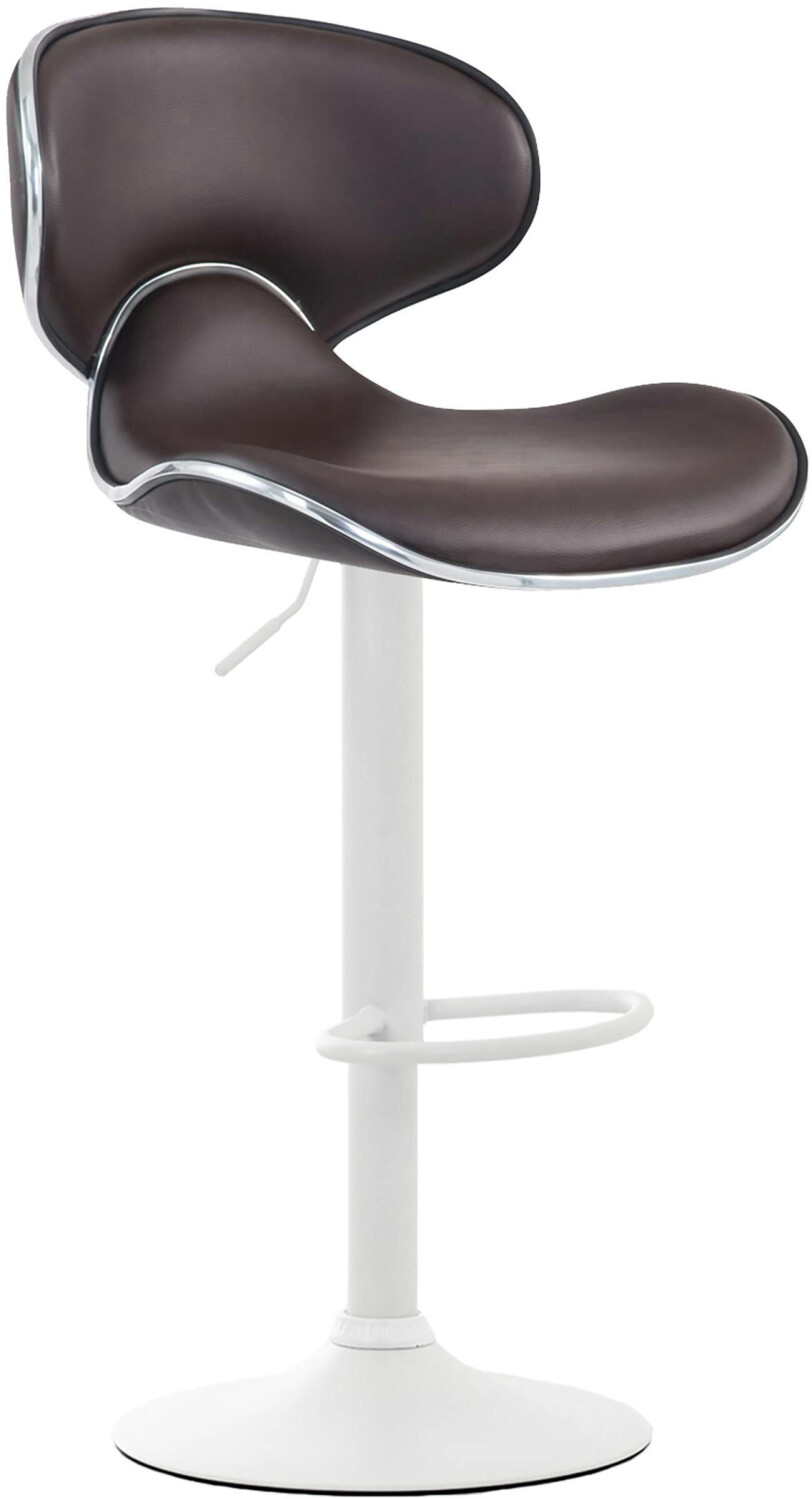 CLP Bar stool Las Vegas V2 white brown (315587)