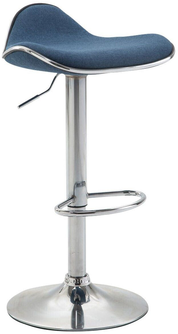CLP Bar stool Shanghai fabric chrome blue (102034510)