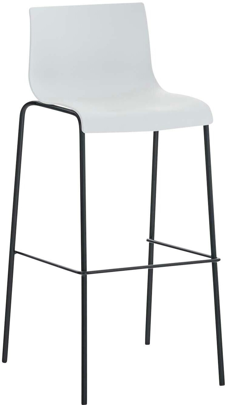 CLP Bar stool Hover 4-foot frame black white (301715)