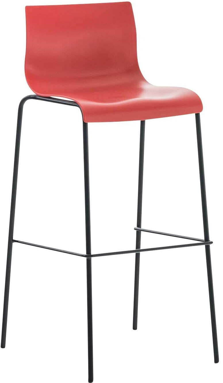 CLP Bar stool Hover 4-foot frame black red (301719)