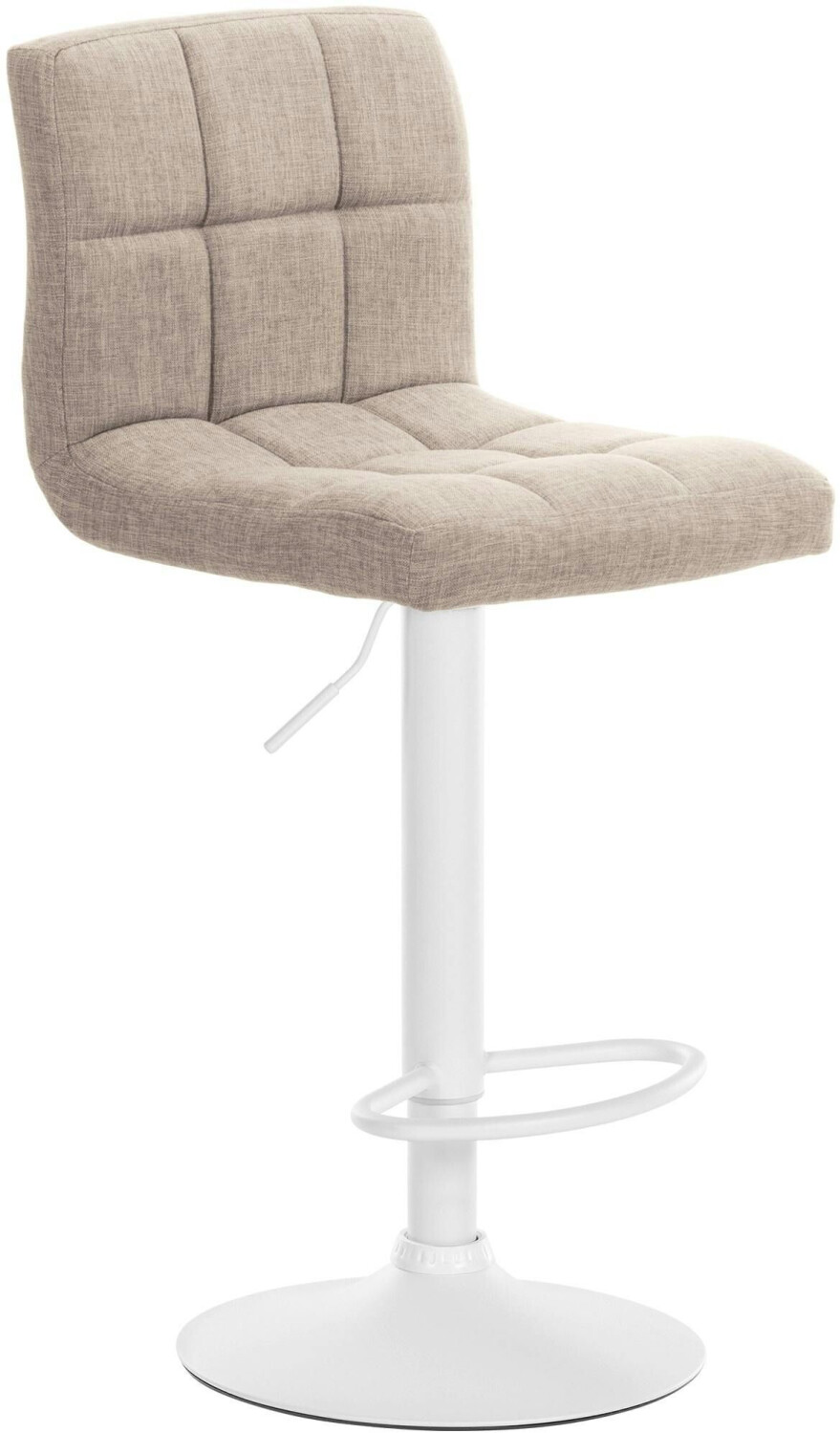 CLP Bar stool Calma fabric white cream (322484)