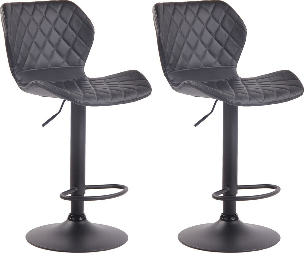 CLP 2er Set Barhocker Cork schwarz schwarz (315176) Barhocker