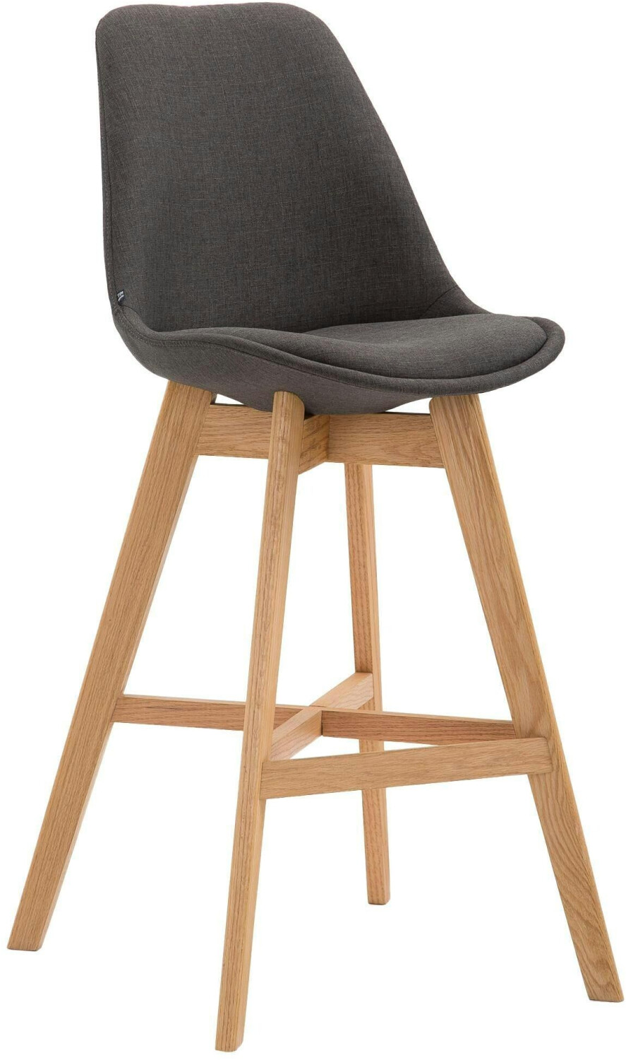 CLP Bar stool Cannes fabric Natura dark gray (102478156)