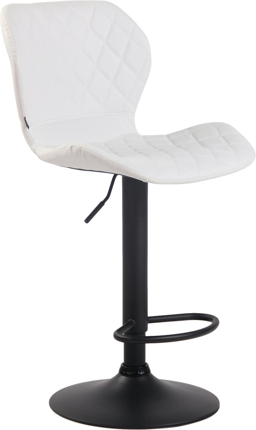 CLP Bar stool cork faux leather black white (313201)