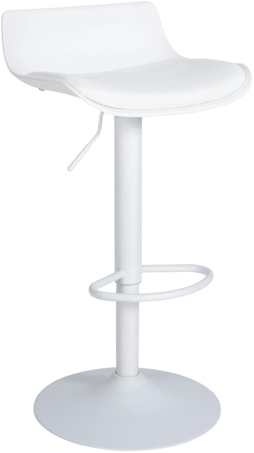 CLP Bar stool Aveiro artificial leather white (321571)