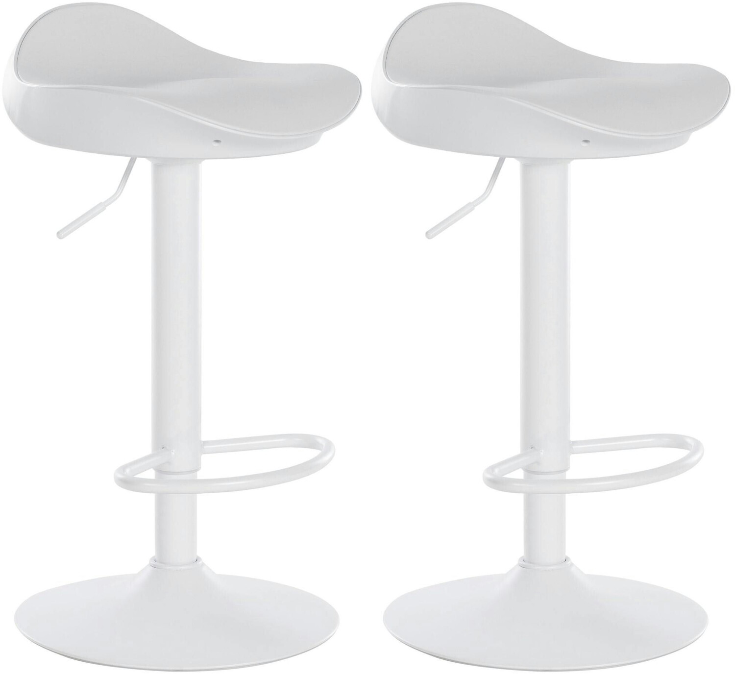 CLP Set of 2 bar stools Alisson white (322256)