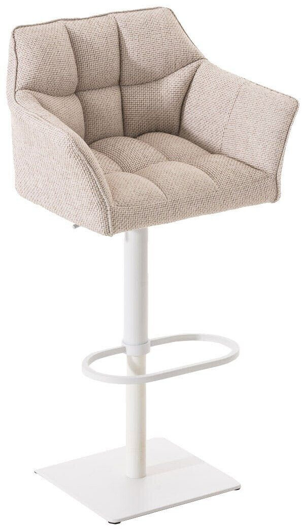 CLP Bar stool Damaso W fabric ivory (101677381)