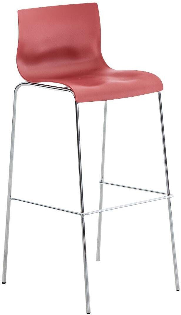 CLP Bar stool Hover chrome 4-foot frame red (101893805)