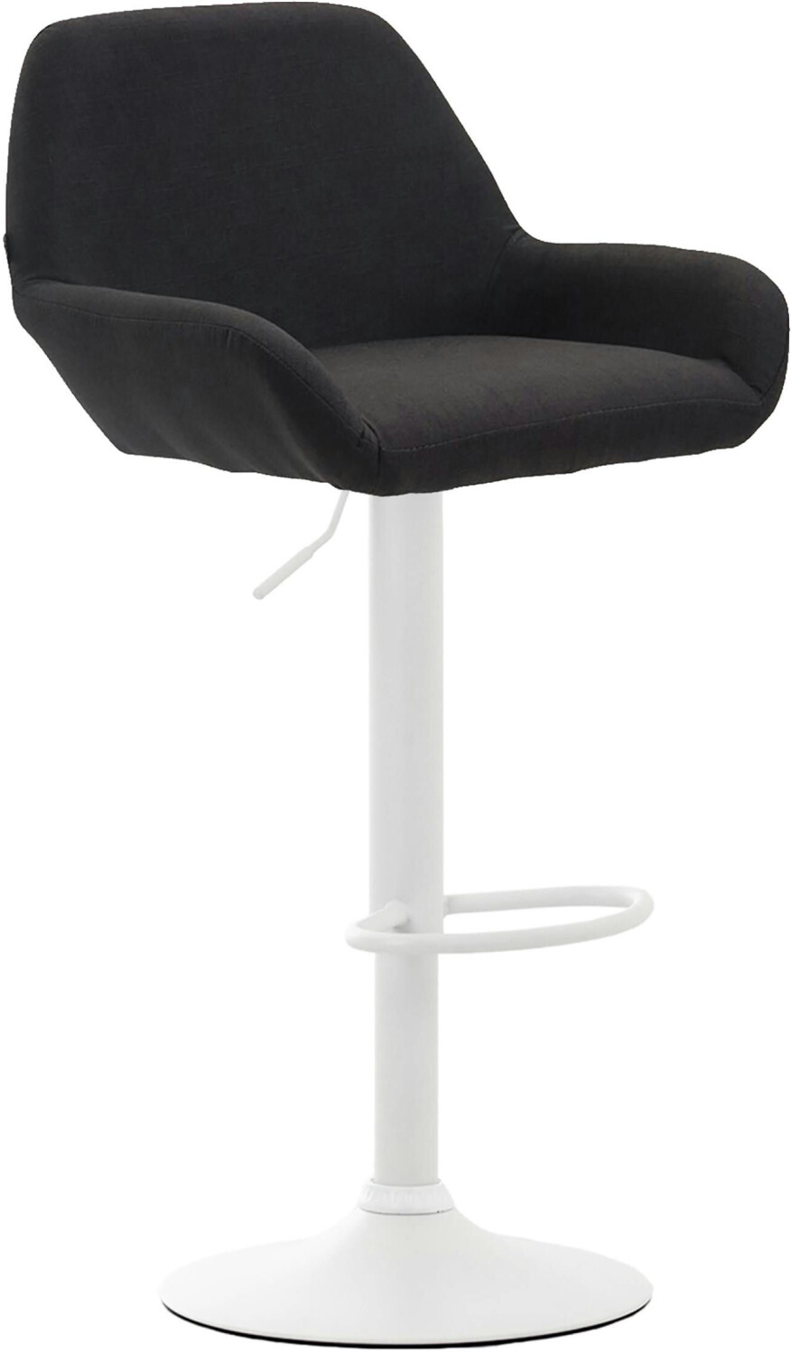 CLP Bar stool Braga fabric white black (314522)