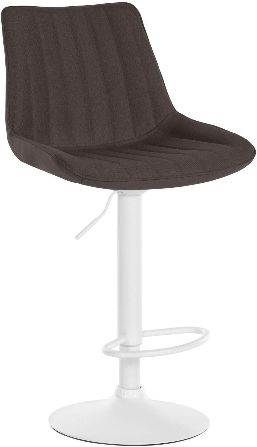 CLP Bar stool Toni fabric white taupe (321540)