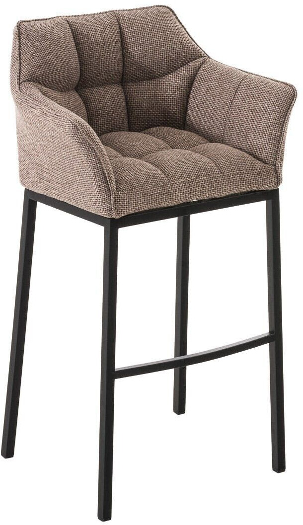 CLP Bar stool Damaso B fabric with 4-foot frame terra brown (101681399)
