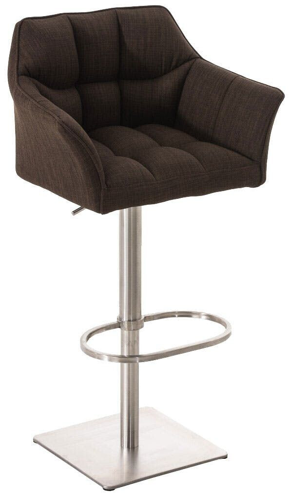 CLP Bar stool Damaso E fabric brown (101674003)