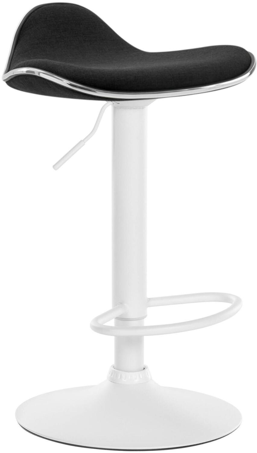 CLP Bar stool Shanghai fabric white black (321322)