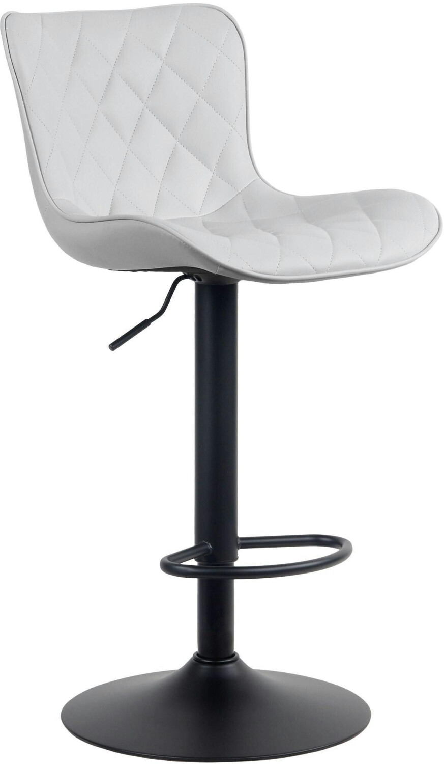 CLP Bar stool Emma faux leather white (321020)