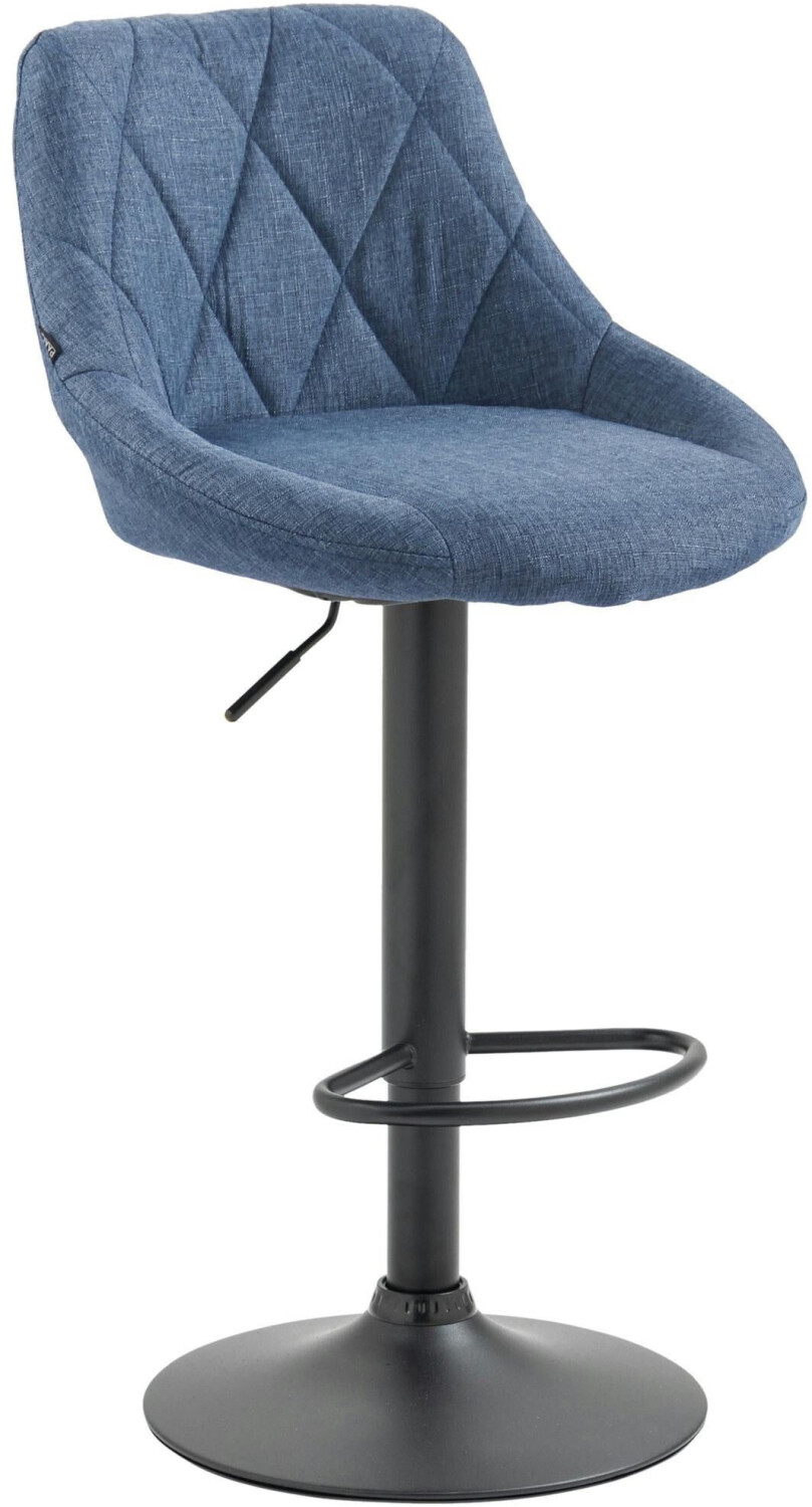 CLP Bar stool Lazio fabric black blue (321772)