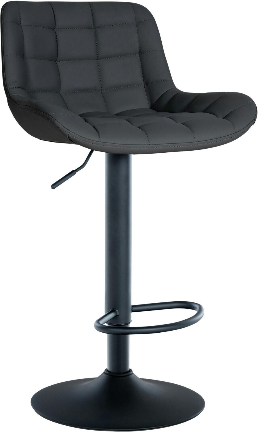 CLP Bar stool Tover faux leather black (321043)