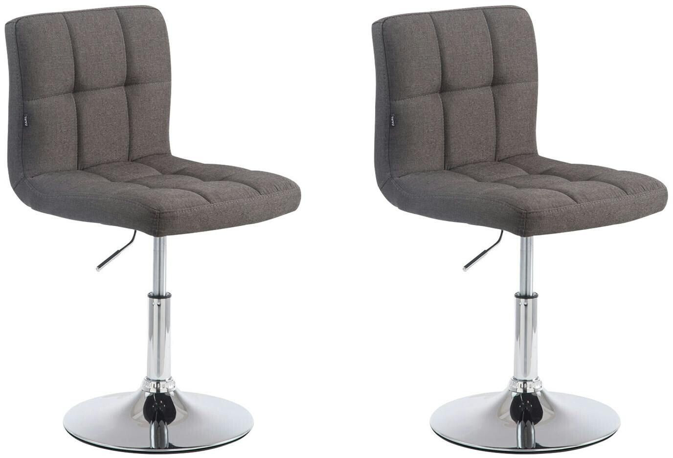 CLP Set of 2 loungers Palma V2 fabric dark gray (305180)