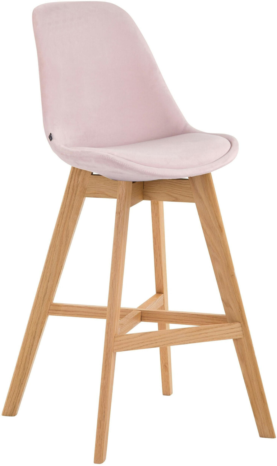 CLP Bar stool Cannes velvet natura pink (1024794124)