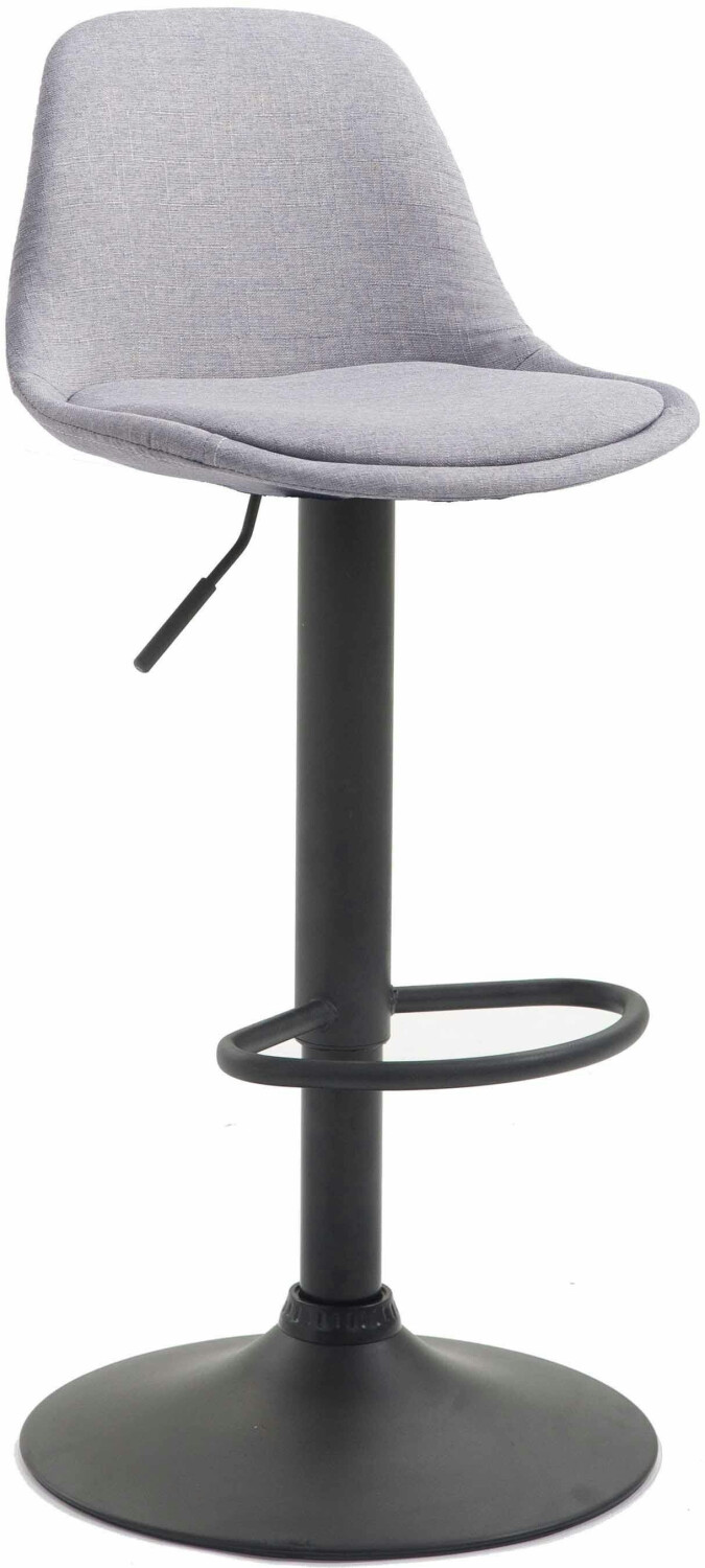 CLP Bar stool Kiel fabric black gray (308982)