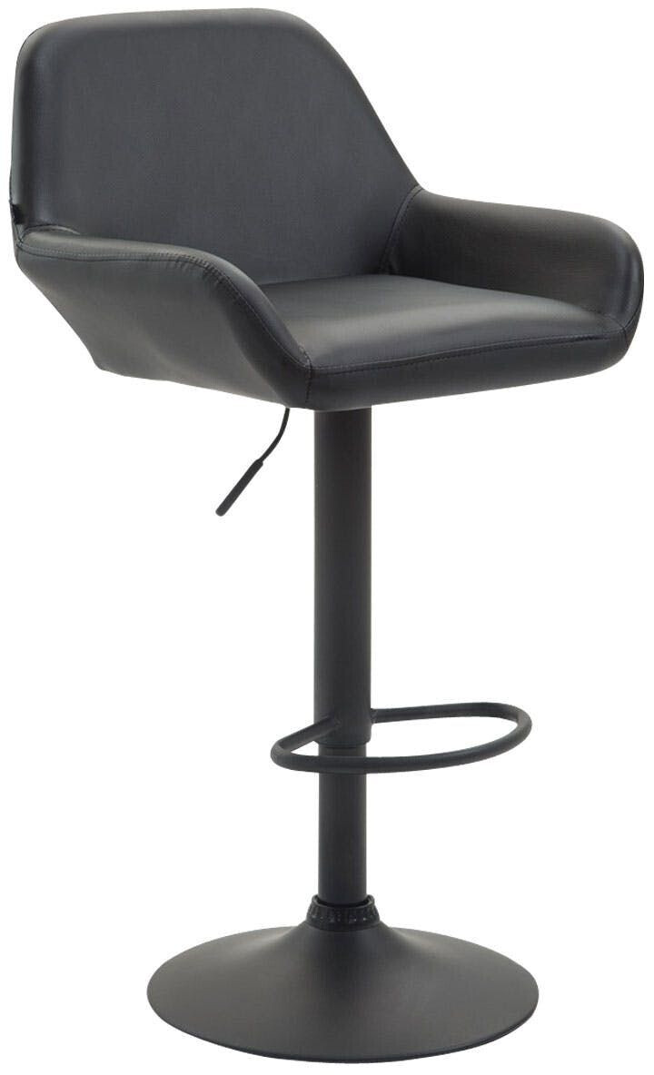 CLP Bar stool Braga imitation leather black (102017101)