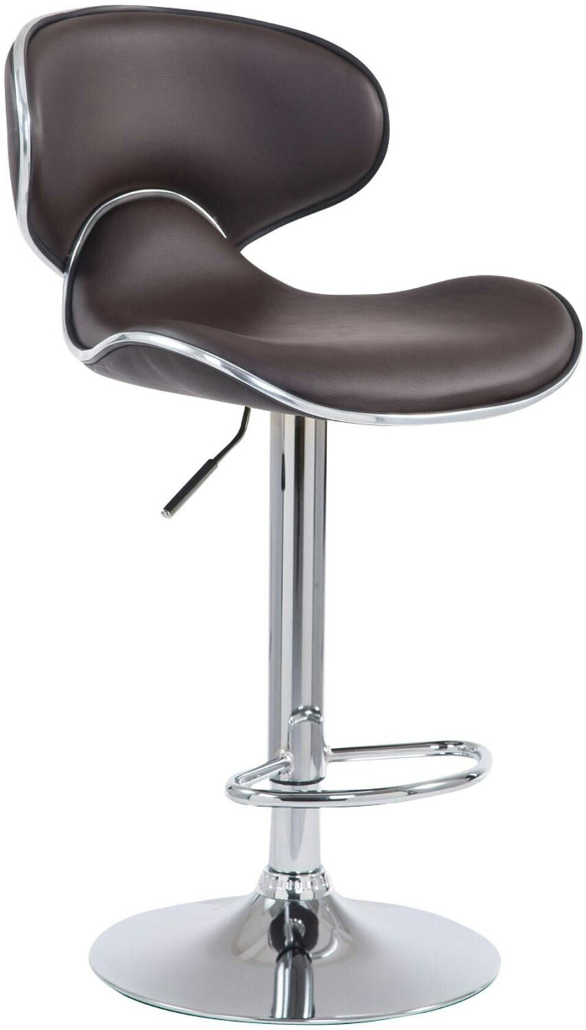 CLP Bar stool Las Vegas V2 chrome brown (101801603)
