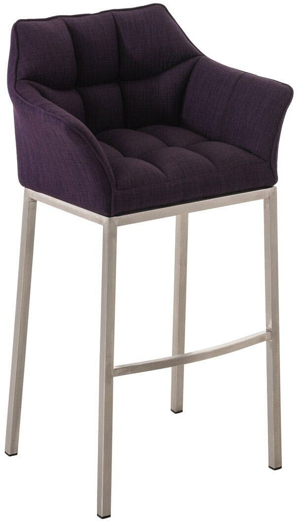 CLP Bar stool Damaso E fabric with 4-foot frame purple (101160736)