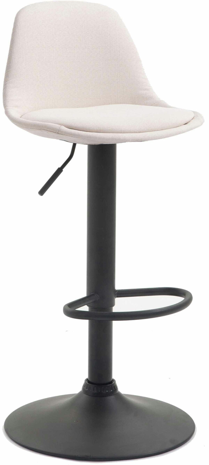 CLP Bar stool Kiel fabric black cream (308984)