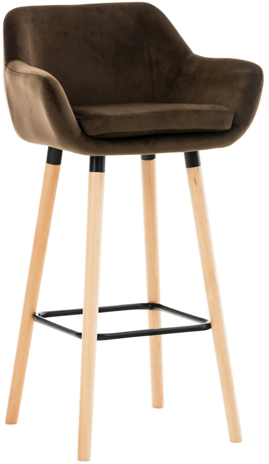 CLP Bar stool Grant velvet brown (308942)