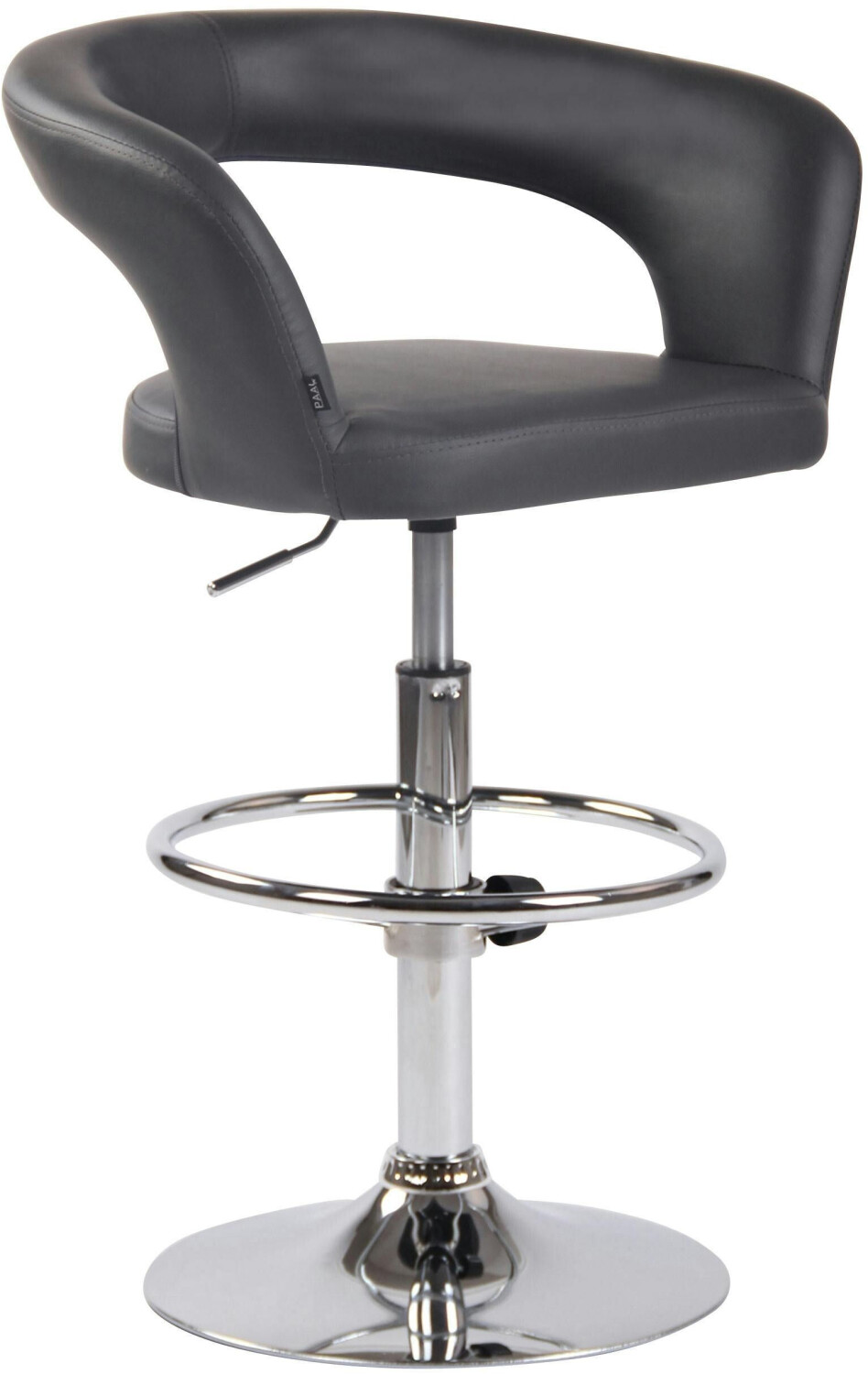 CLP Bar stool Jaen artificial leather gray (308816)